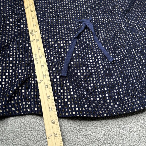 Sundance Corduroy Blazer Medium Cargo Pockets Navy Gold Metallic Pinwale Tie - Picture 11 of 11